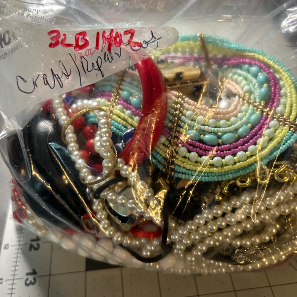 COPY - Almost 4lbs vintage to now repair / wear / create jewelry bag